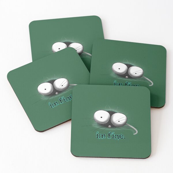 Item preview, Big eyed mouse- Im fine designed and sold by iduzarts.