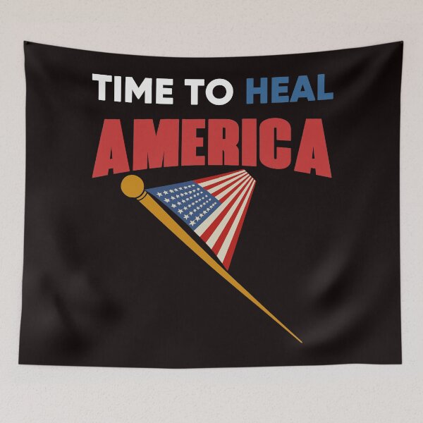 Item preview, Time to Heal America - American Flag and Text Effects Gift Ideas designed and sold by leo121687.