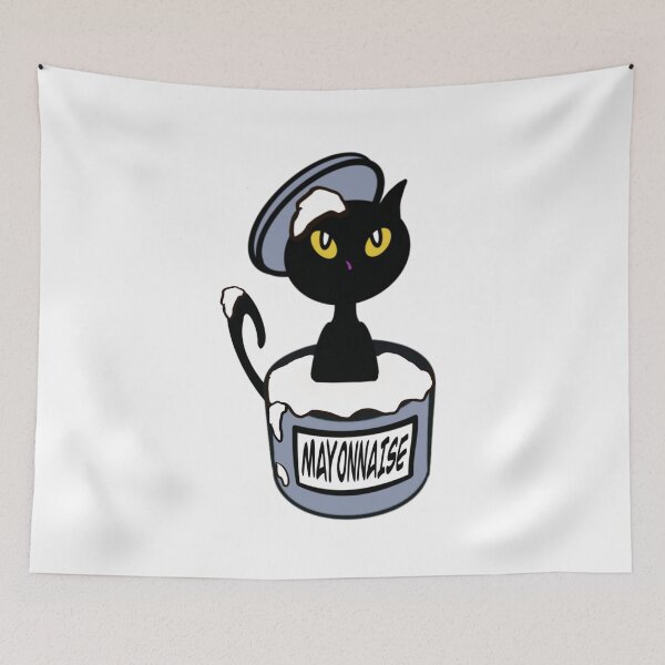 Item preview, Mayonnaise Cat designed and sold by BusyMonkeys.
