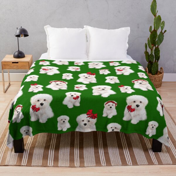 Item preview, Maltese,Bolonka puppies pattern  designed and sold by MariaMarinova.