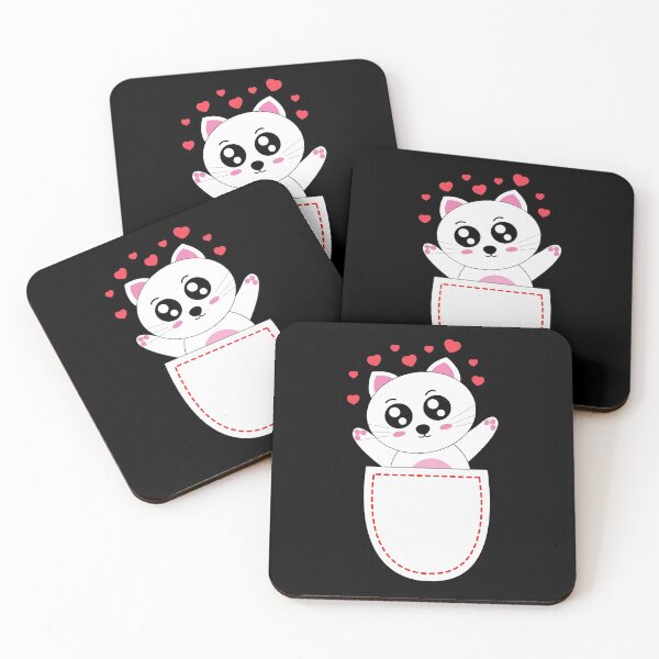 Item preview, Cute kitty design in the pocket: Gift For Father, Gift For Mother, Gift For Grandmother, Gift For Grandfather, Gift For Sister, Gift For Brother designed and sold by LamsaLik.