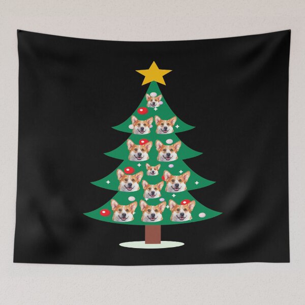 Item preview, funny pembroke welsh corgi dog christmas tree gift for mom wife designed and sold by alaechamlal.
