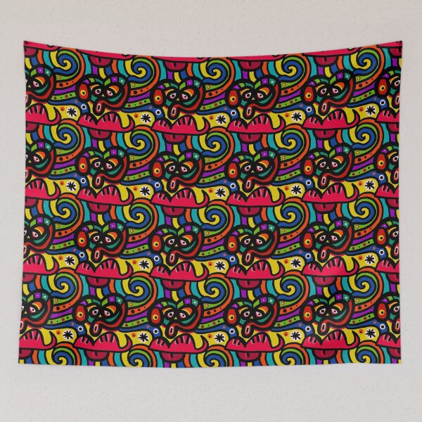 Item preview, Crazy face Pattern Print Art Design designed and sold by Spot Sweet.