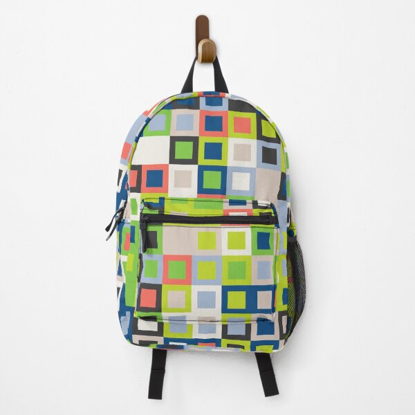 Item preview, Abstract mosaic with checkered tiles in random classic blue color palette variation designed and sold by acidmit.