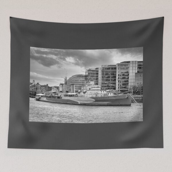 Item preview, HMS Belfast - Black and White designed and sold by Steve H Clark.