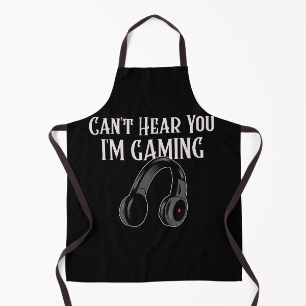 Item preview, Can't Hear You I'm Gaming Funny Gamer Headphones designed and sold by jacks-tees.