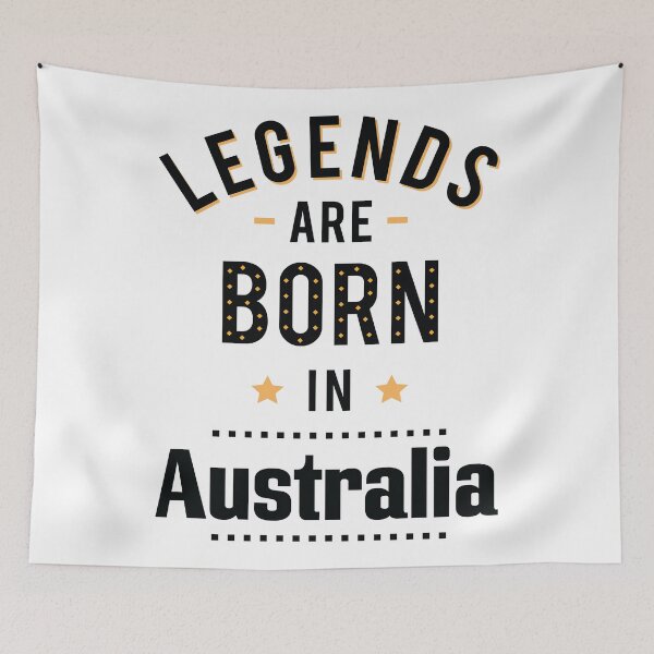 Item preview, Legends Are Born In Australia designed and sold by ProjectX23.