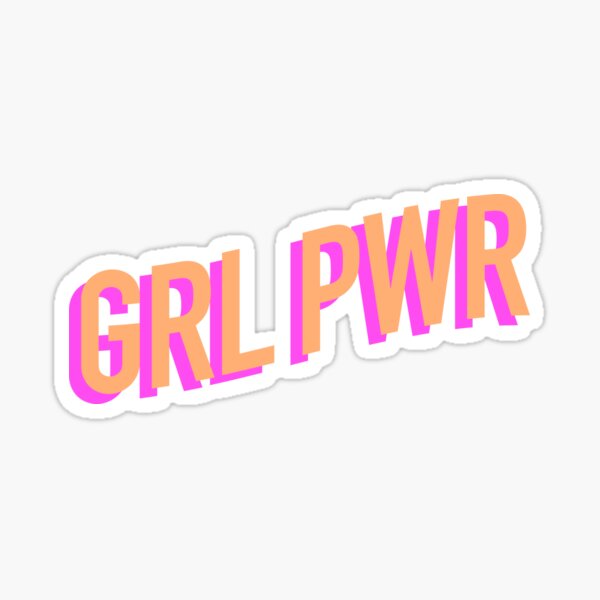 Item preview, GRL PWR TYPE PRINT Yellow designed and sold by brielim.