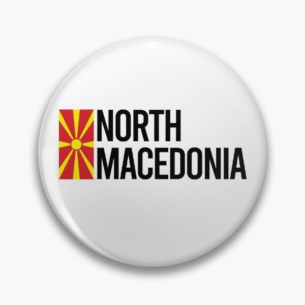 Item preview, North Macedonia Country Flag collection designed and sold by randomorder.