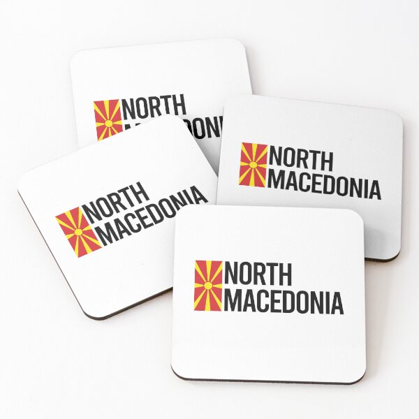 Item preview, North Macedonia Country Flag collection designed and sold by randomorder.