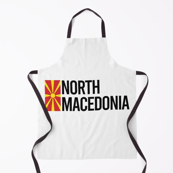 Item preview, North Macedonia Country Flag collection designed and sold by randomorder.