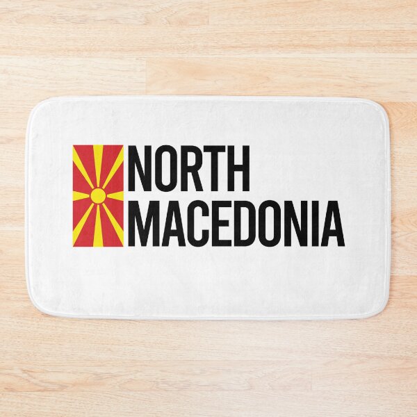 Item preview, North Macedonia Country Flag collection designed and sold by randomorder.