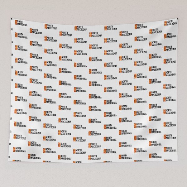 Item preview, North Macedonia Country Flag collection designed and sold by randomorder.