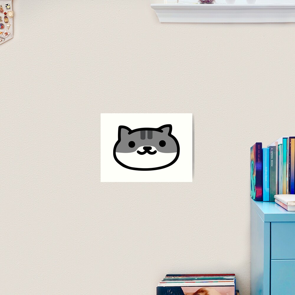 Pickles Neko Atsume Art Print For Sale By Jjdough Redbubble