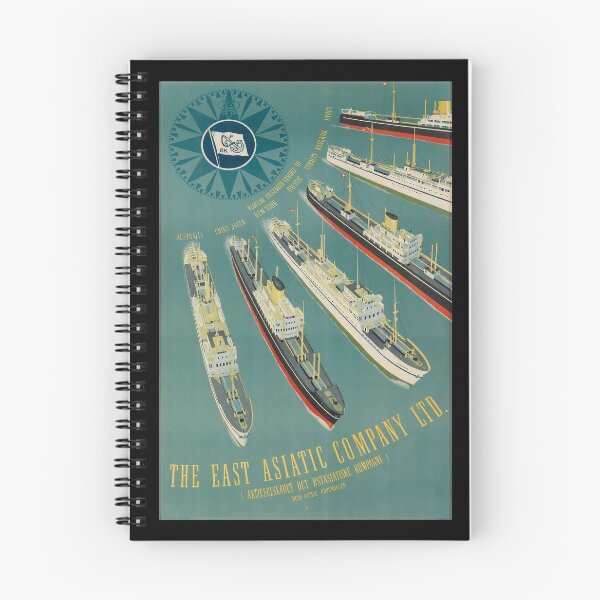 Item preview, retro classic East Asiatic Company poster designed and sold by CorasPosters.