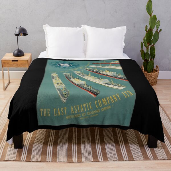 Item preview, retro classic East Asiatic Company poster designed and sold by CorasPosters.