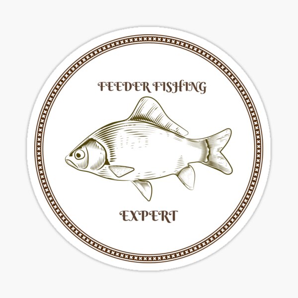 Feeder carp fishing - feeder fishing Sticker for Sale by