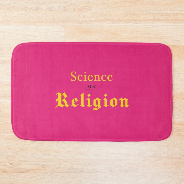 Item preview, Science is a Religion - Punchy Pink designed and sold by samblackmore.