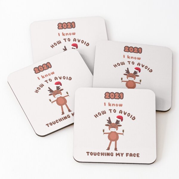 Item preview, Reindeer: How to Avoid Touching Face 2021 designed and sold by MONLart.