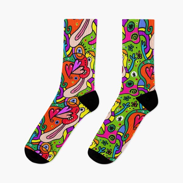 Item preview, Crazy Doodle Pattern Print Art Design designed and sold by Spot Sweet.