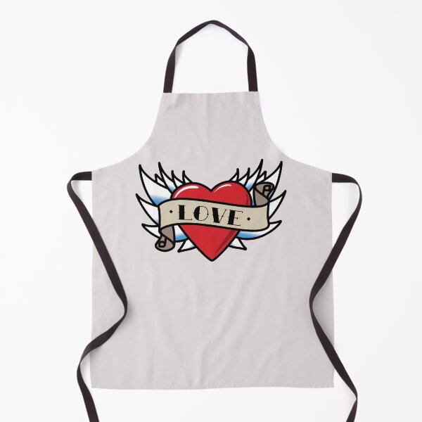 Item preview, Flying Heart Love Tattoo designed and sold by StupidHeadArt.