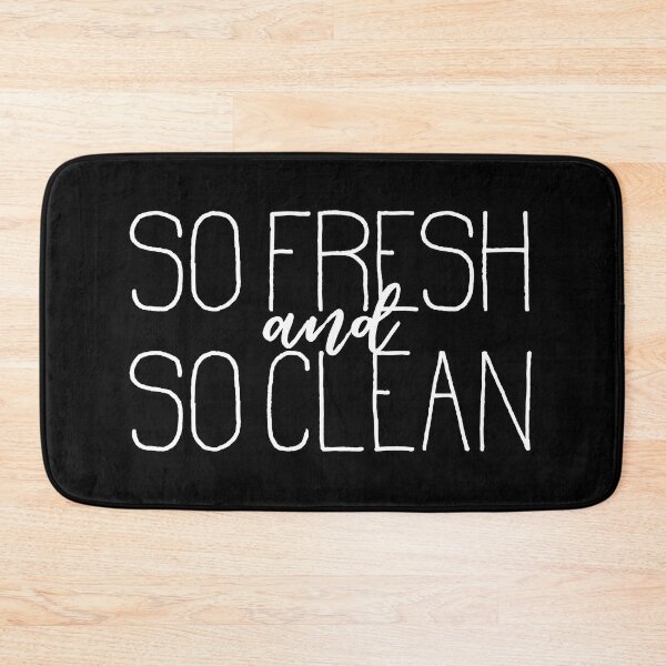 So fresh and so clean clean sign  Old school rap lyrics wall art –  HiphopBoutiq