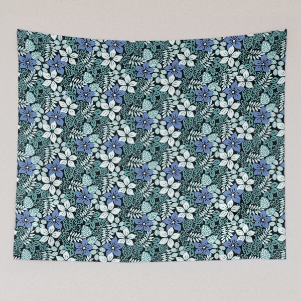 Item preview, Tropical Floral Aqua designed and sold by Barbara Pixton.