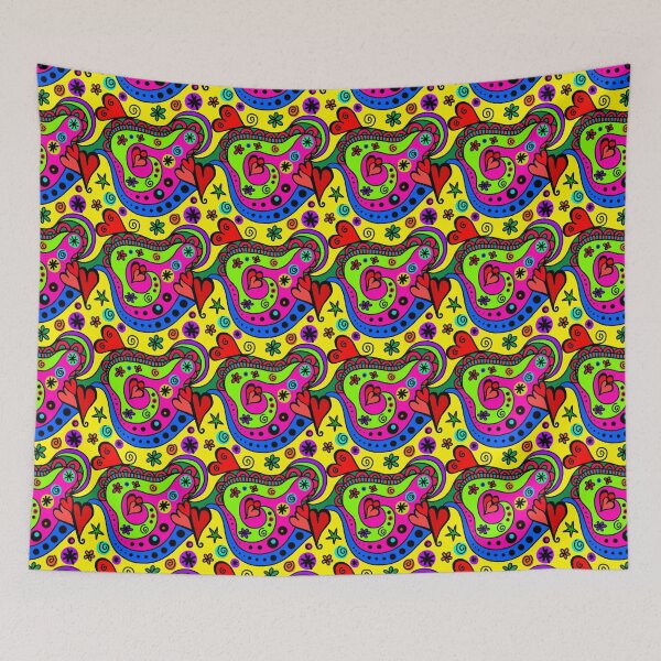 Item preview, Crazy Doodle Pattern Print Art Design designed and sold by Spot Sweet.