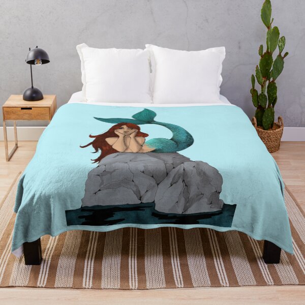 Item preview, Mermaid on the rocks designed and sold by Between Clouds.