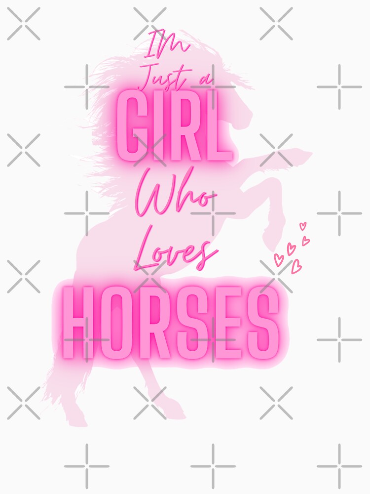 I'm just a girl who loves horses by DZYONA