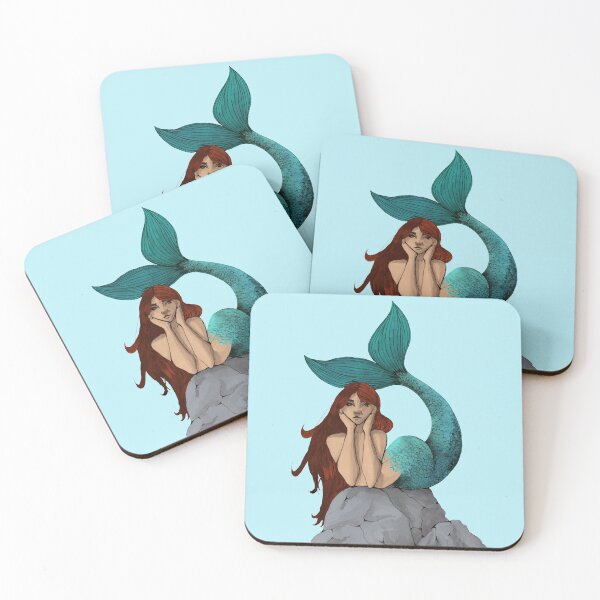 Item preview, Mermaid on the rocks designed and sold by Between Clouds.