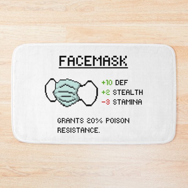 Item preview, Funny pixel art rpg facemask  designed and sold by AverageApparel.