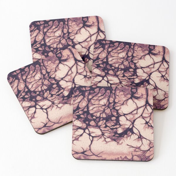 Item preview, Rose gold tree top silhouette designed and sold by SulkaCreative.