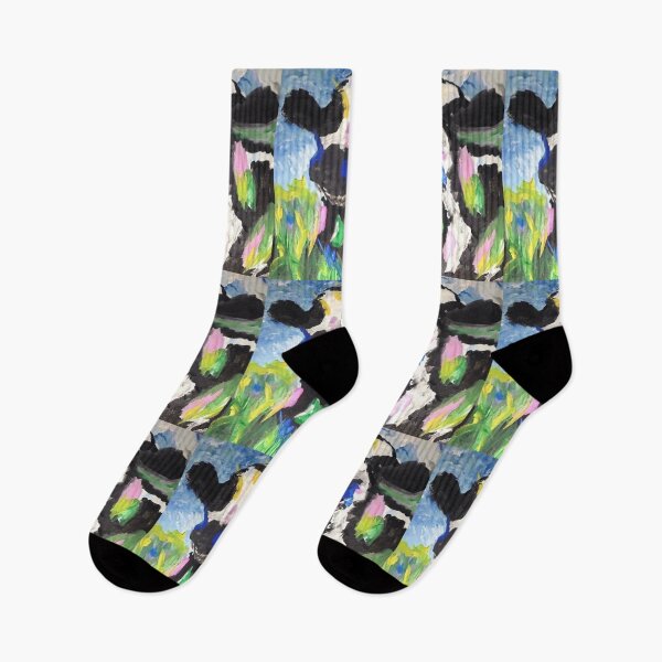 Item preview, Cow in Flower Field designed and sold by rwartbyrw.