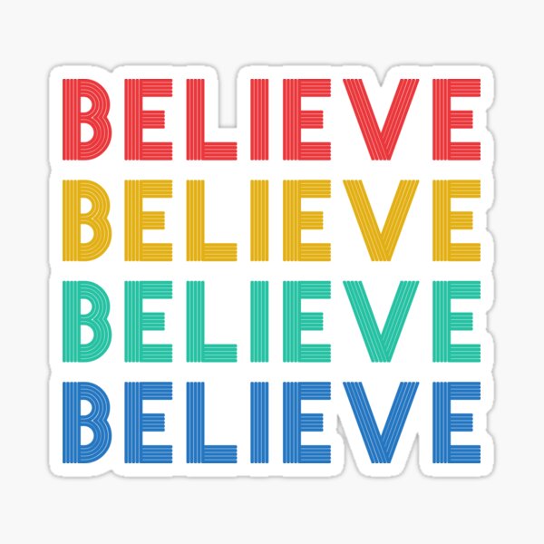 Belive in Richmond Sticker