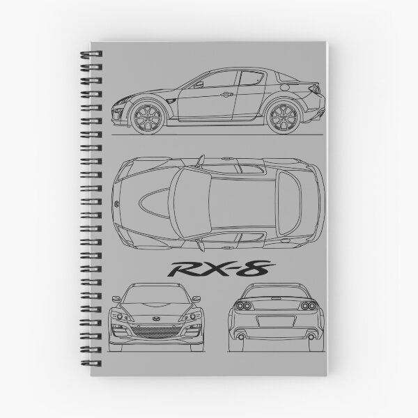 Item preview, RX-8 Blueprint In Black designed and sold by rogue-design.
