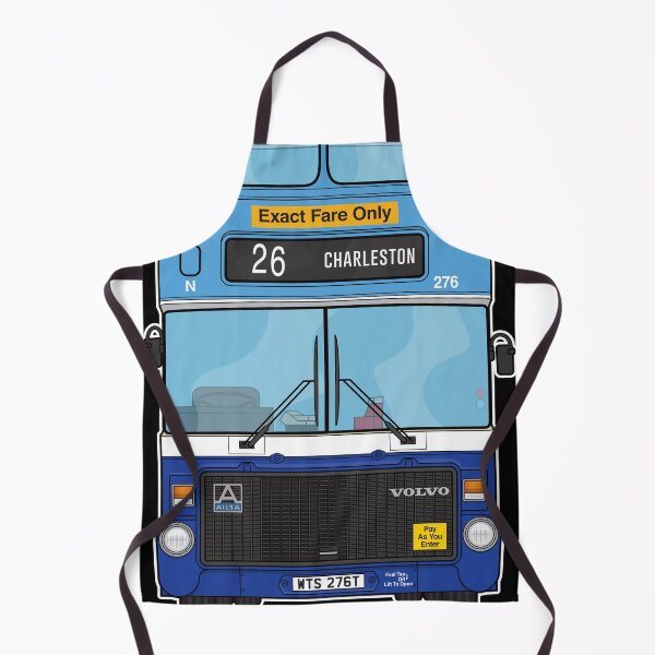 Item preview, Tayside Regional Council Ailsa Bus 276 WTS276T Dundee 80s 90s Illustration designed and sold by BFXIII.