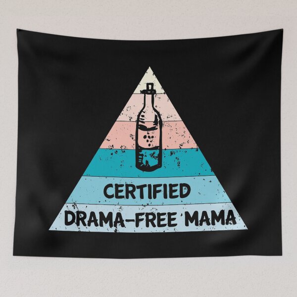 Item preview, Save The Drama For Your Mama – Certified Wine Triangle Sunset designed and sold by The Green Corner.