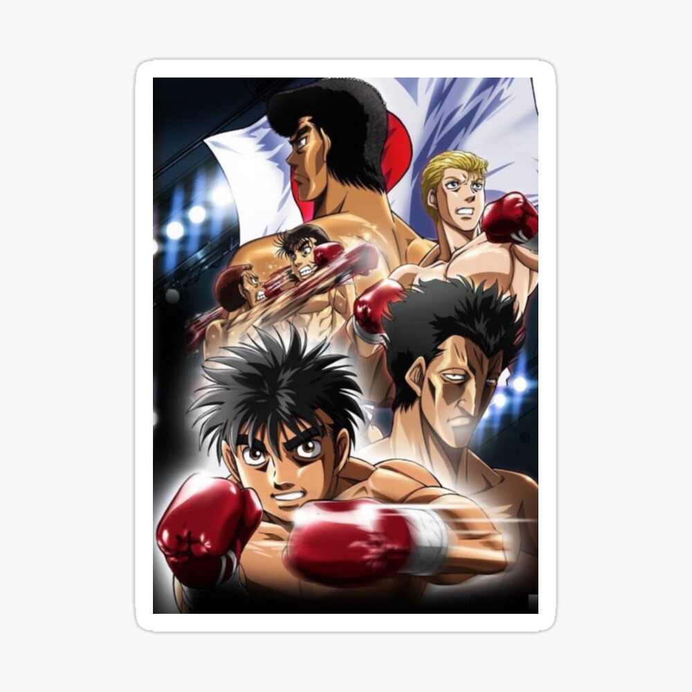 Hajime no Ippo Sticker for Sale by Axel Bogers