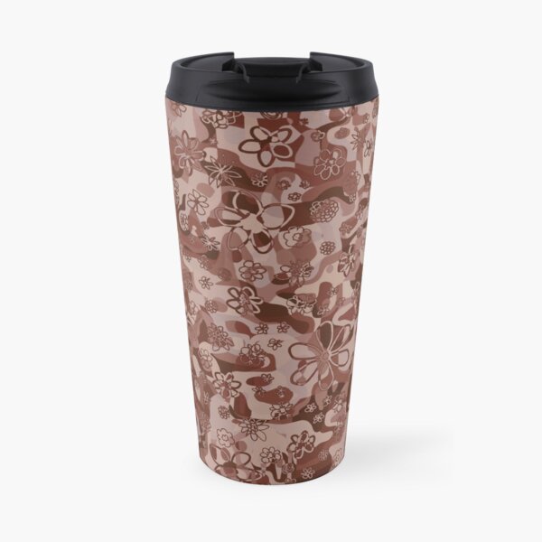 111 Urban Camo - Flower Power series 2 — 100 more color options! Travel Mug