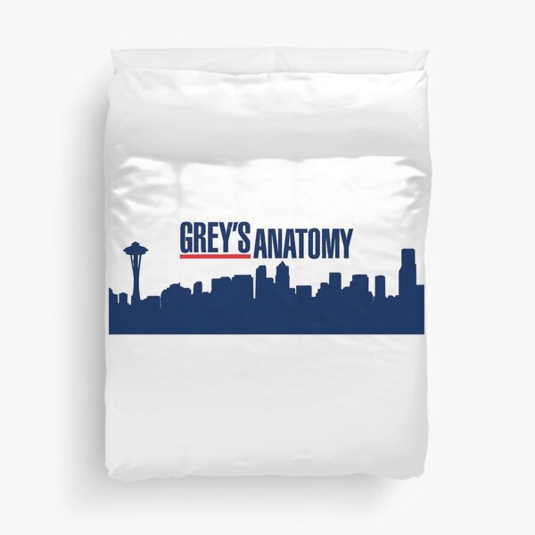 grey anatomy retro Duvet Cover