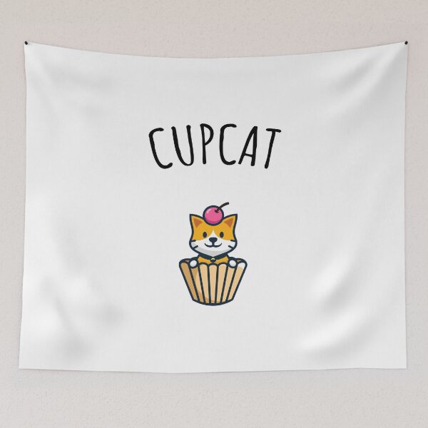 Item preview, Cupcat, cupcake but with a cat designed and sold by Curlyhaire.