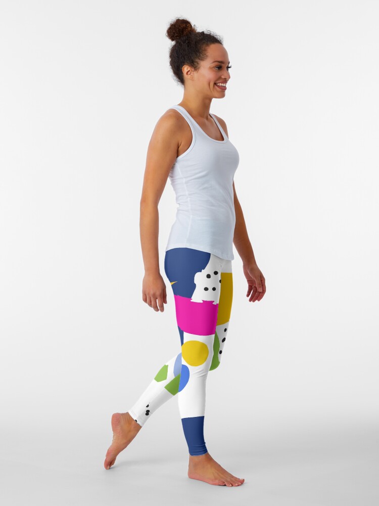 Alternate view of Insanely Abstract Leggings