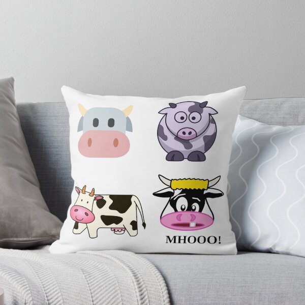 Item preview, Funny kawaii cows stickers  designed and sold by LucianaArts.