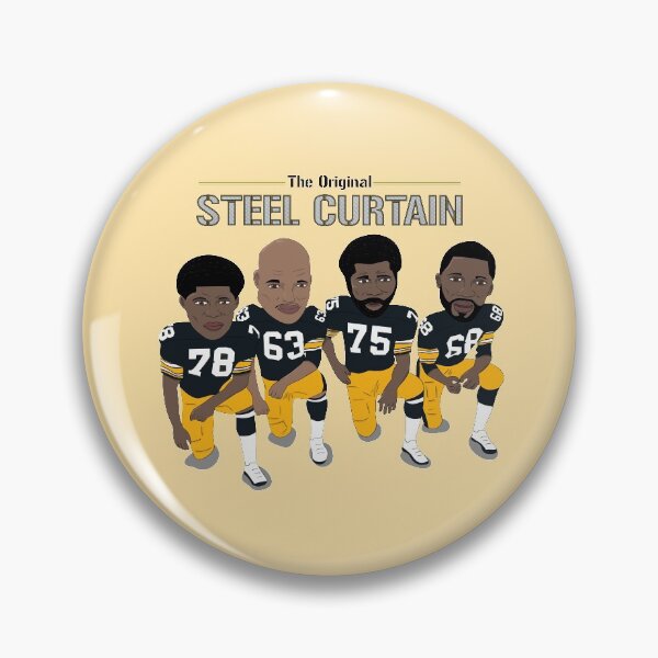 Item preview, The Steel Curtain - Pittsburgh Steelers designed and sold by WalkDesigns.