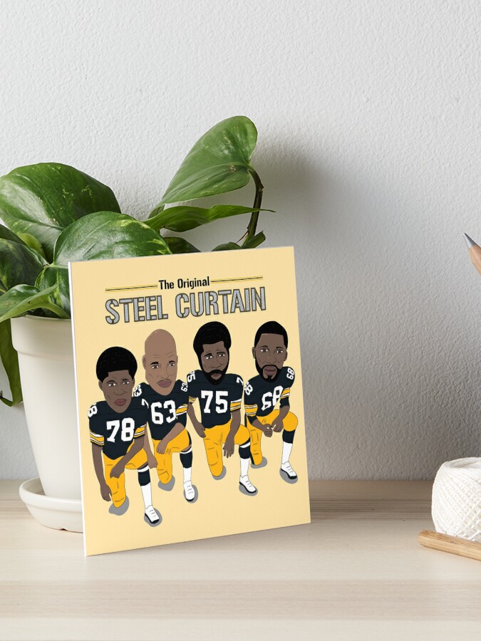 The Steel Curtain - Pittsburgh Steelers  Art Print for Sale by  TheBestZaraP