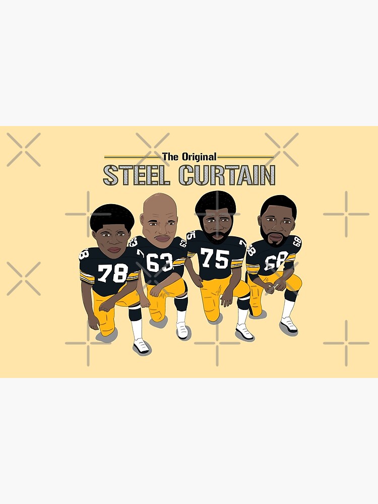 Disover The Steel Curtain - Pittsburgh Steeler Bath Mat