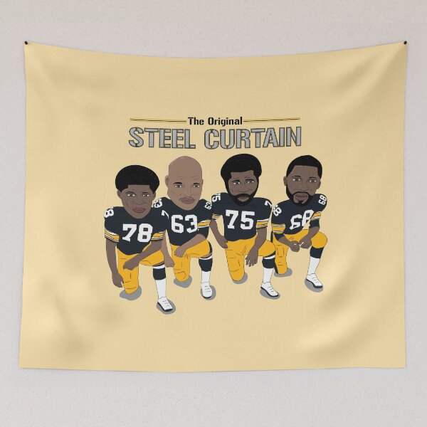 Item preview, The Steel Curtain - Pittsburgh Steelers designed and sold by WalkDesigns.