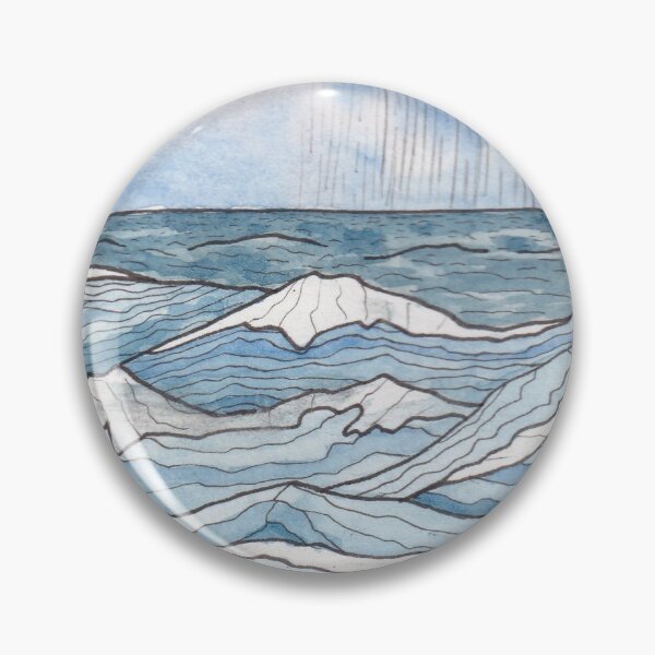 Item preview, Peacefull Watercolor Ocean designed and sold by ManoonFrance.