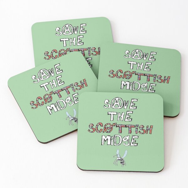 Item preview, Save The Scottish Midge biting insect mosquito funny designed and sold by SolidEarthArt.